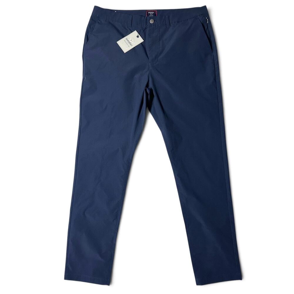 UNTUCKit Traveler Tech Pant Mens Size 36x32 Navy Slim Fit Stretch NWT